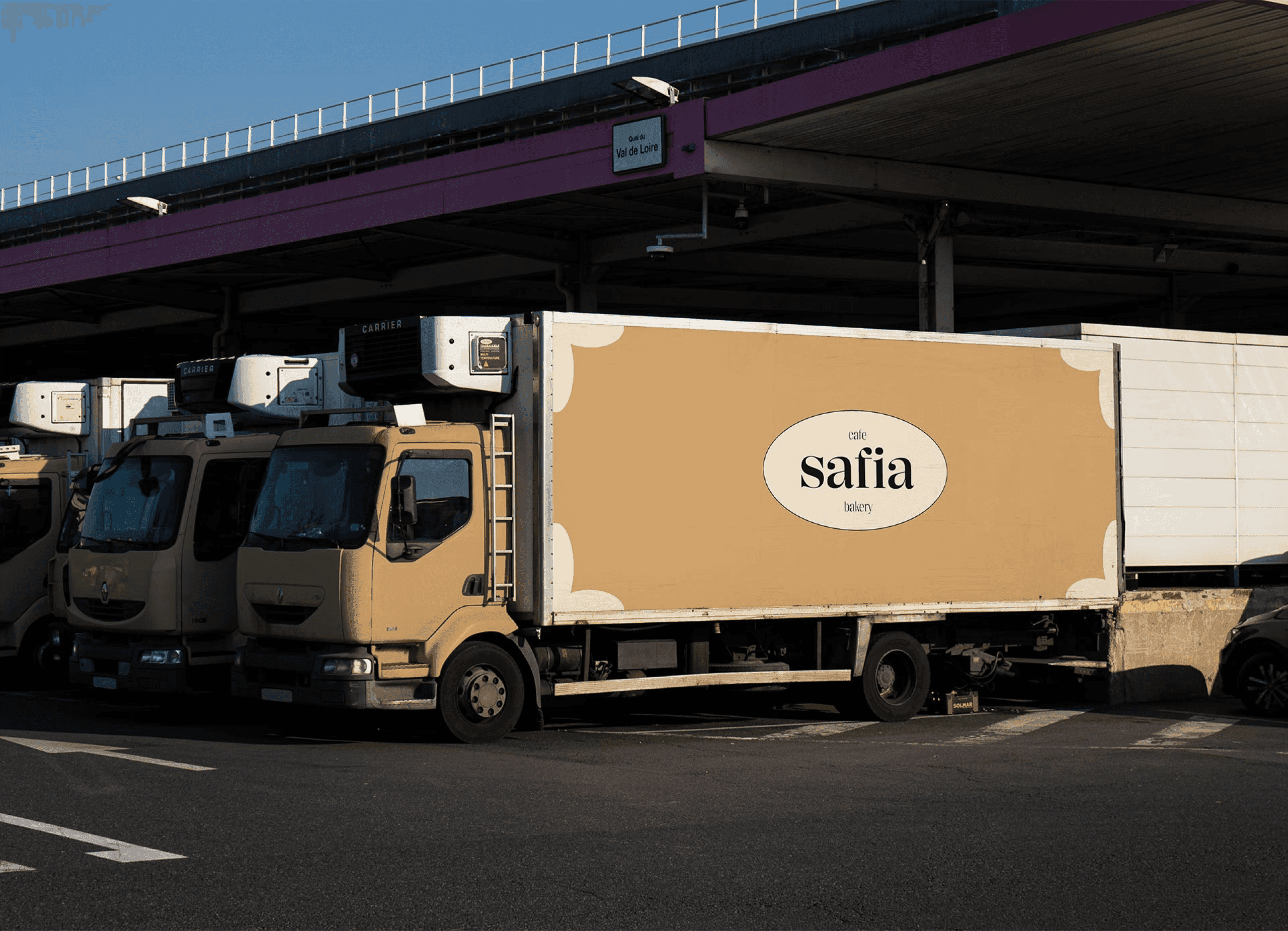 Брендированный грузовик Safia